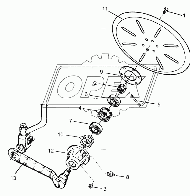 Disc arm D500-G Z50