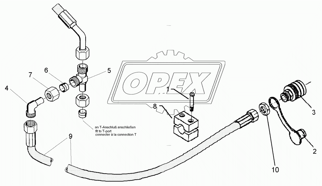 HY-assembly attachment arm PA-E1-K