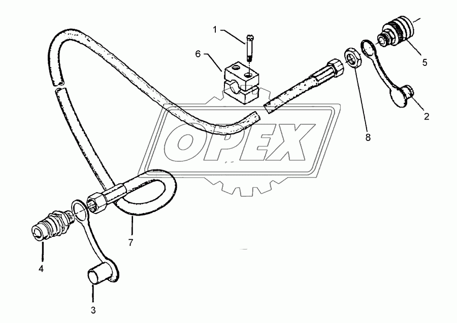 HY-assembly attachment arm PA-E1-D