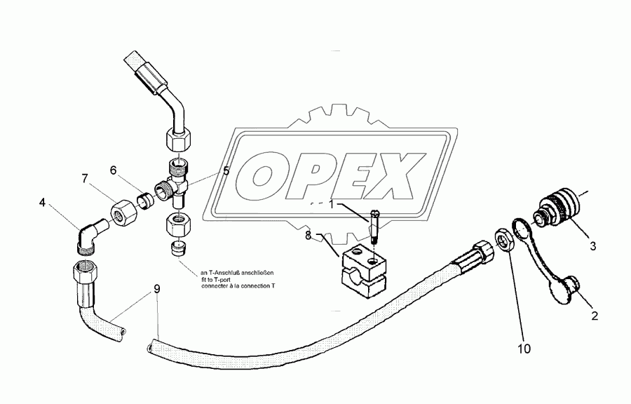 HY-assembly attachment arm PA-E1-K