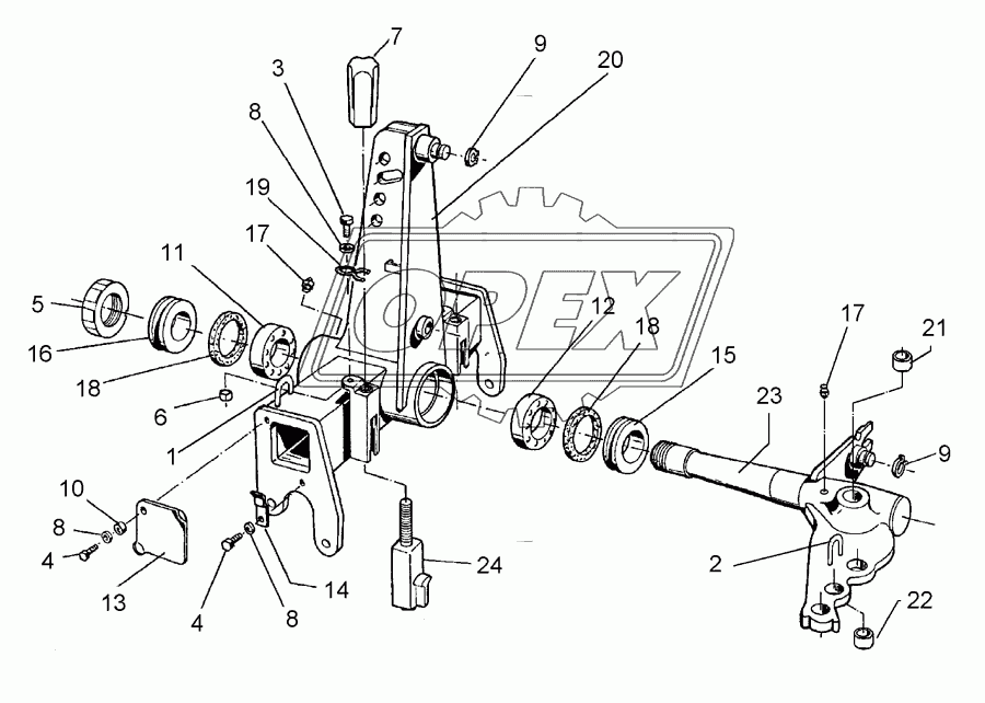 Turnover mechanism E120