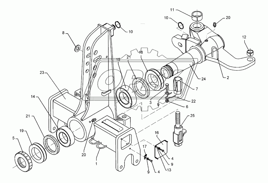 Turnover mechanism E120-0F