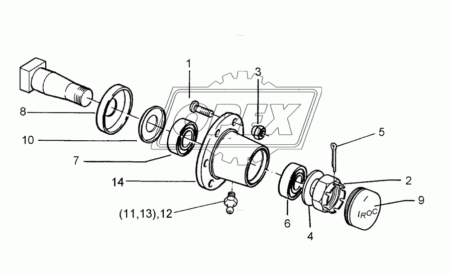 Bearing 5/93,5/140 M14 50x50