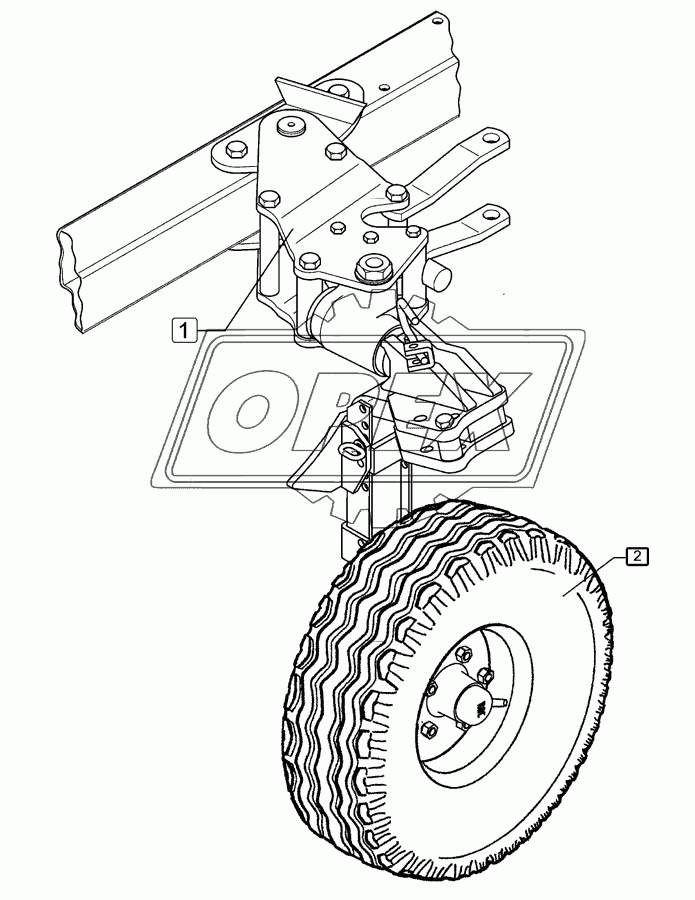 Uni-wheel VO 9 10.0/75-15.3