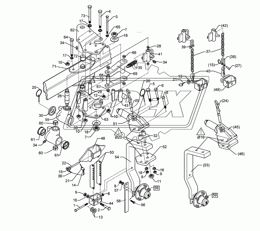 Uni-wheel D35/148/160 VO 9 5/140