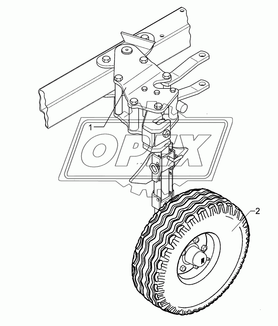Depth wheel V9 10,0/75-15.3