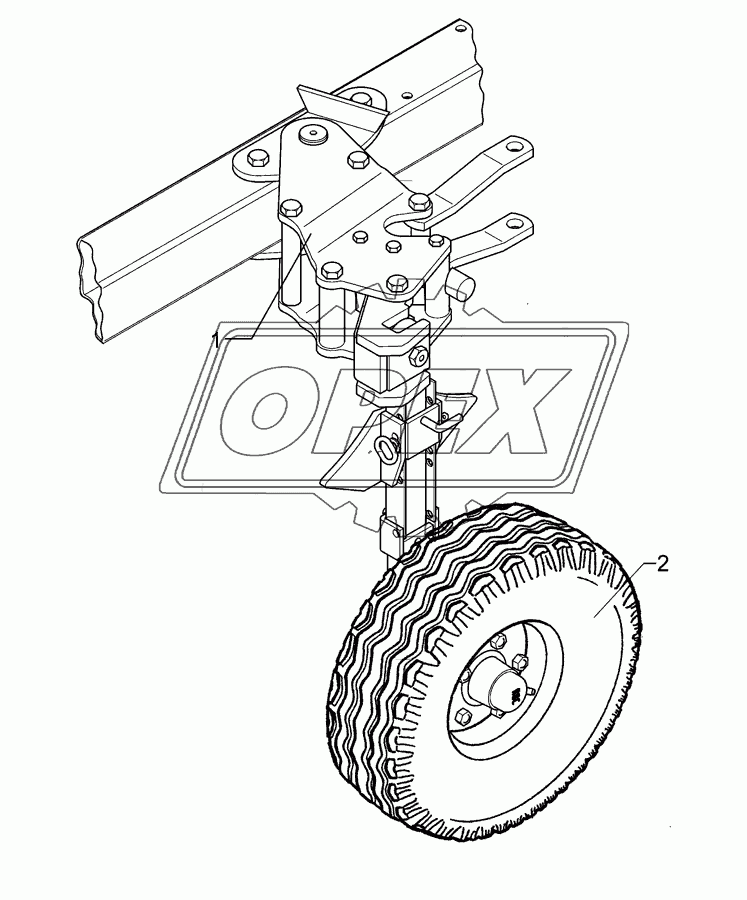 Depth wheel VO 9 10,0/80-12