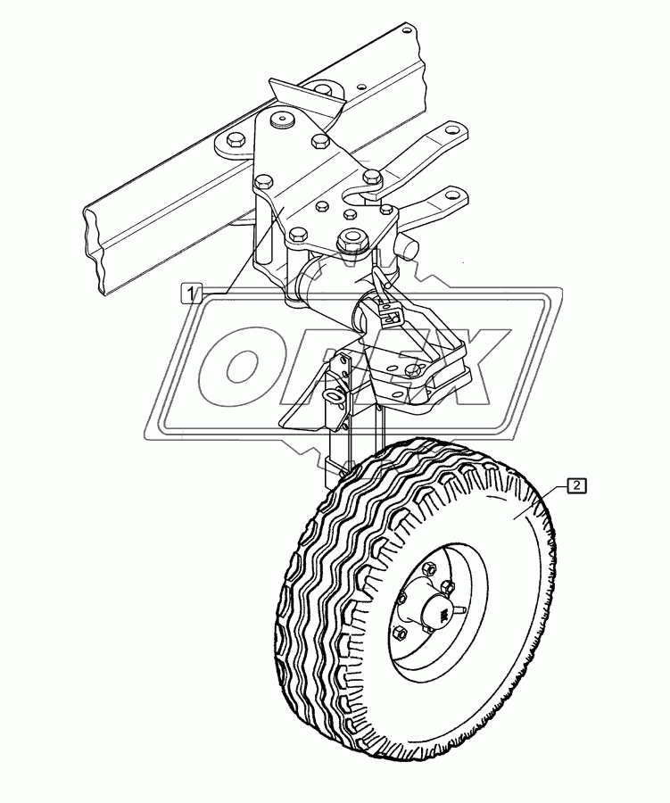 Uni-wheel VO7 13.0/55-16