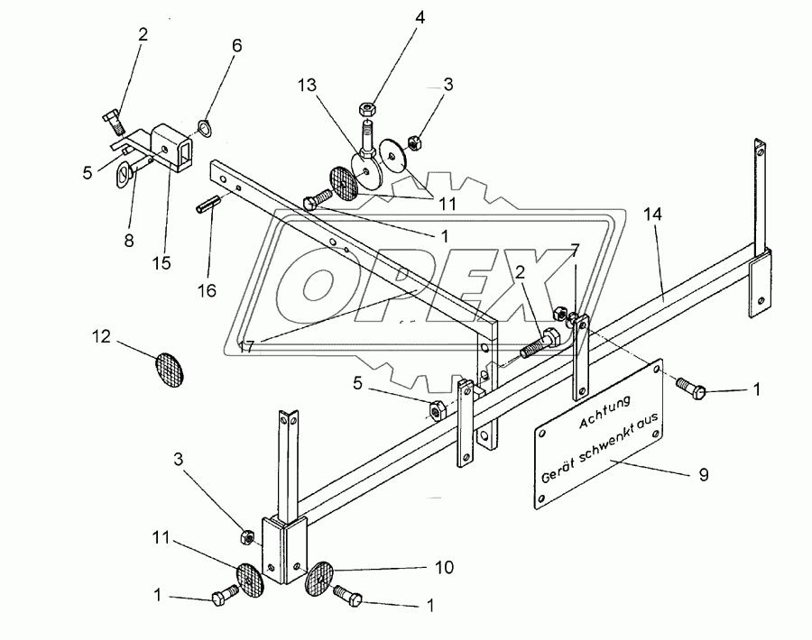 Carrier for light LH3A UNI