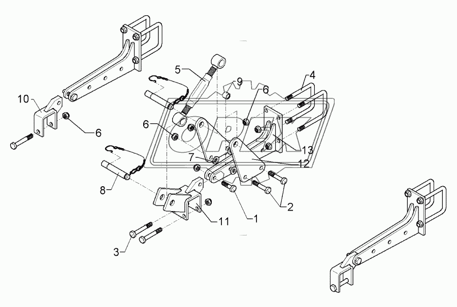 Holder set	Quarz 7 Front