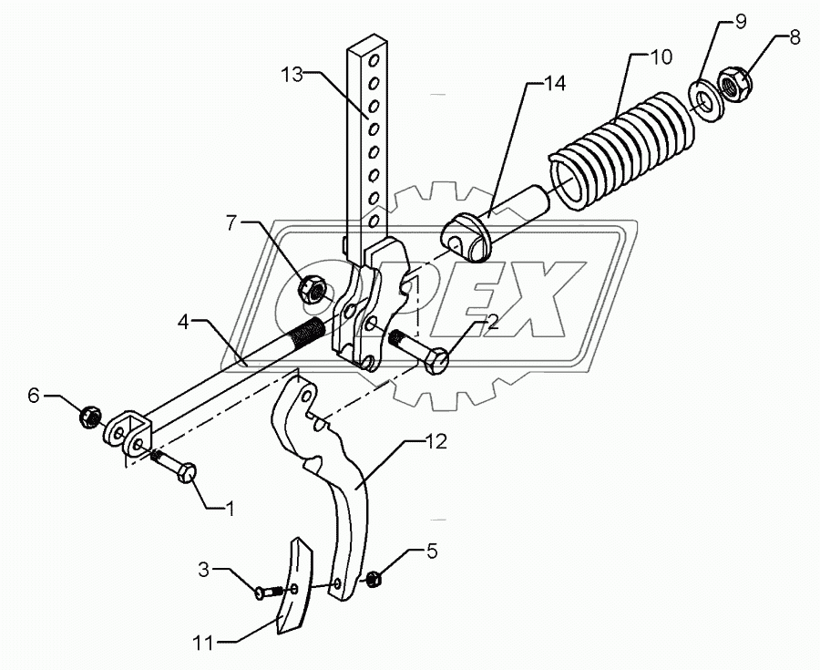 Track scraper FSU P50/6 Sy-Korund