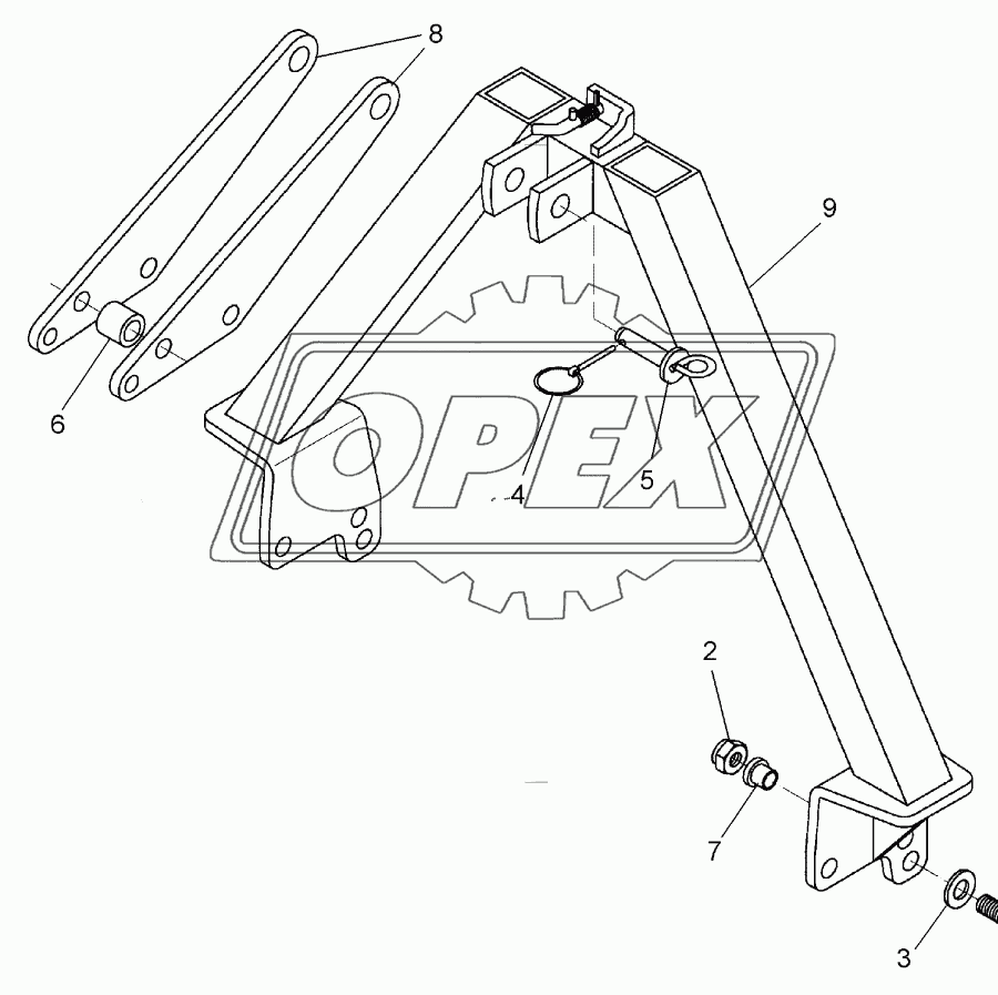 T.p.-linkage, triangular Zirkon 6/7/9