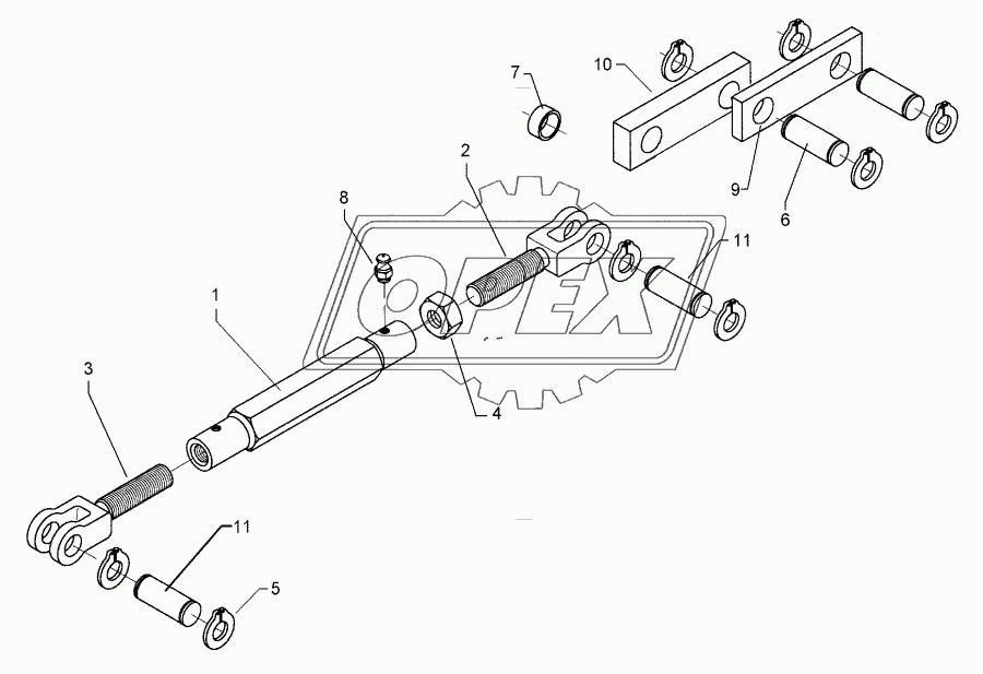 Turnbuckle	TG-250-M