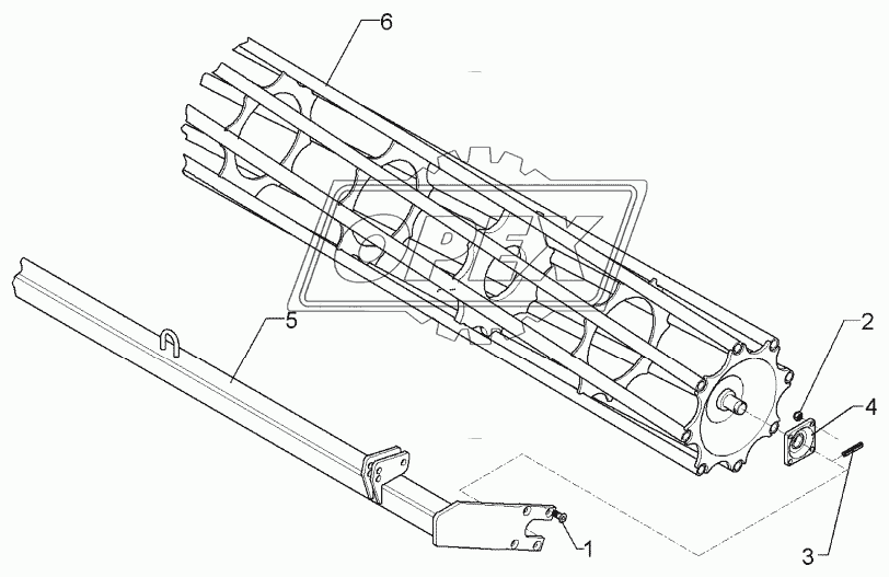 Tube bar roller D400-200 Quarz 7 F