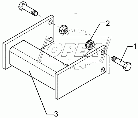 Holder 70x70x255