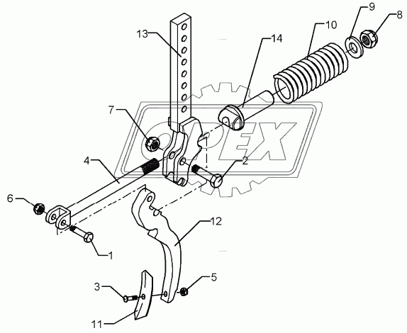 Track scraper FSU P50/6 Sy-Korund