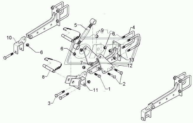 Holder set Quarz 7 Front