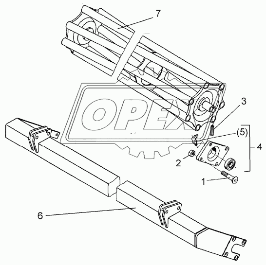 Tube bar roller RSW D540-2.50