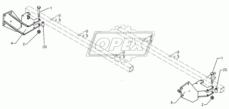 Intermediate bracket Zirkon 500/K+600/K