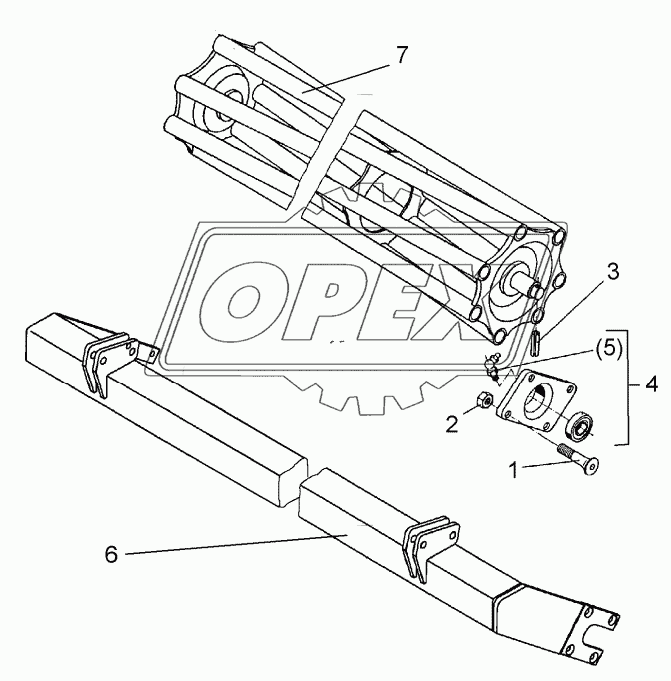 Tube bar roller RSW D540-2.50