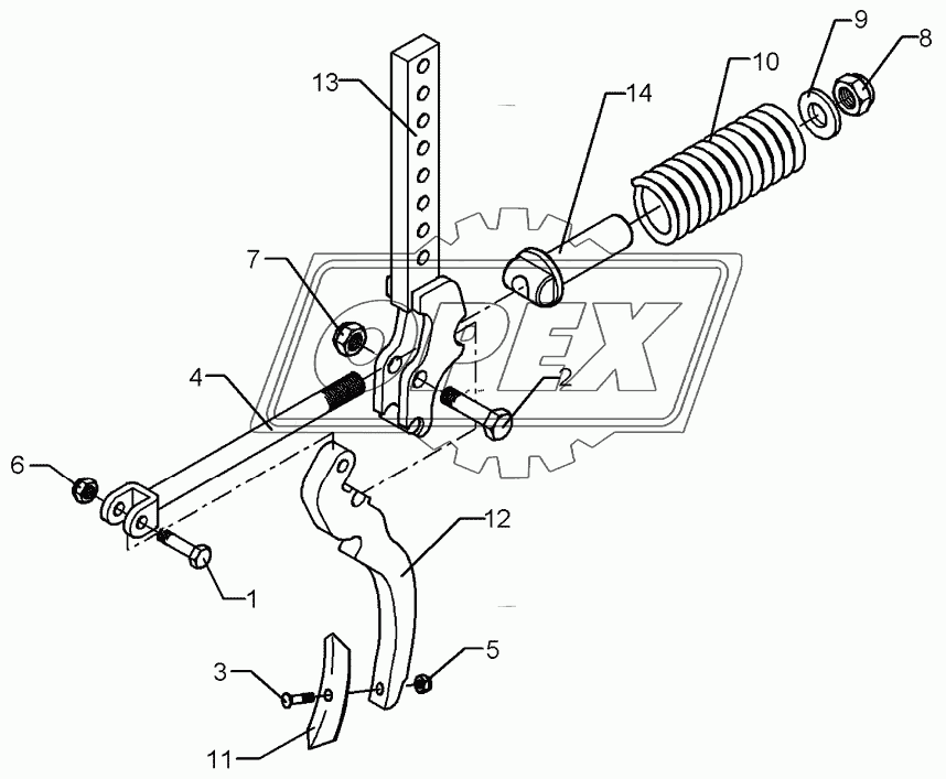 Track scraper FSU P50/6 Sy-Korund