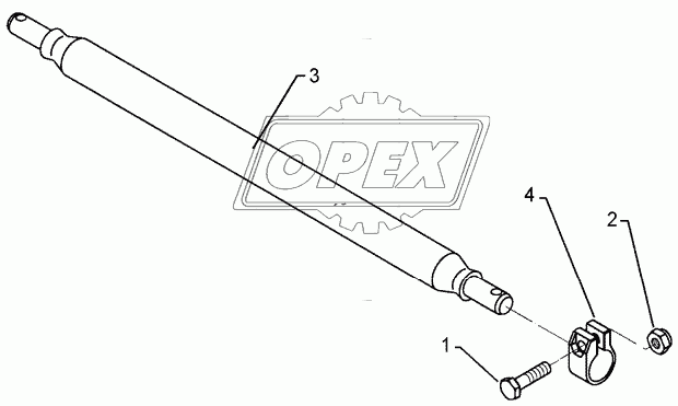 Lower link connection ED68 L1100 Z58 K700