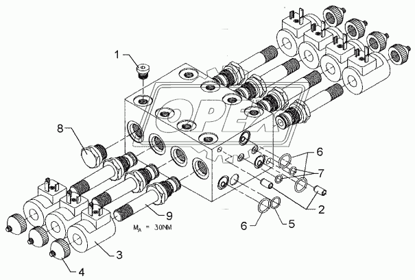 Seat valve SVH04M878SA-OM14G12