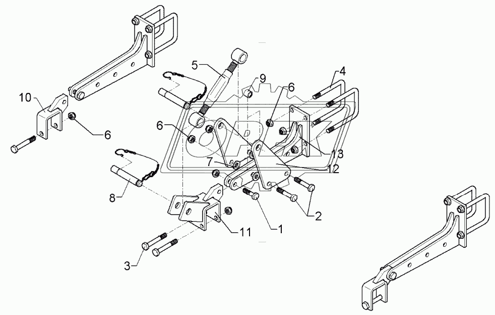 Holder set Quarz 7 Front