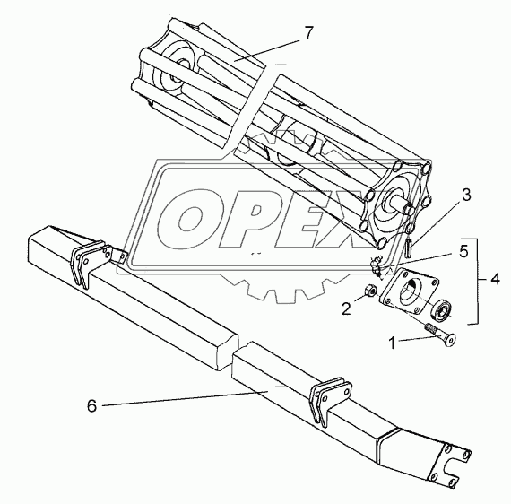 Tube bar roller RSW D540-3,0m