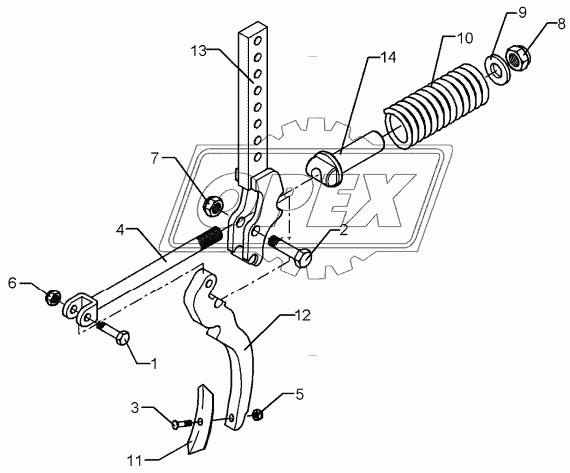 Track scraper FSU P50/6 Sy-Korund