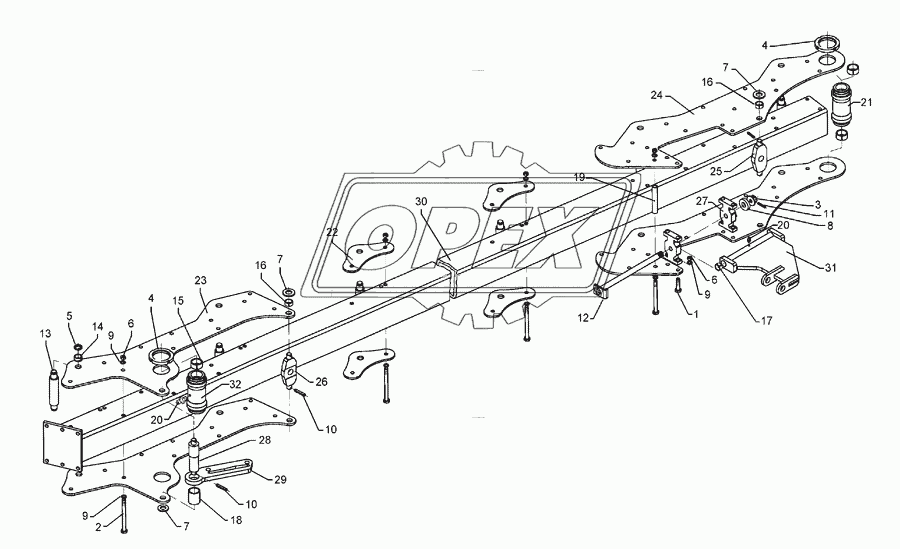 Basis frame, front	Vari-Titan 10 6-100