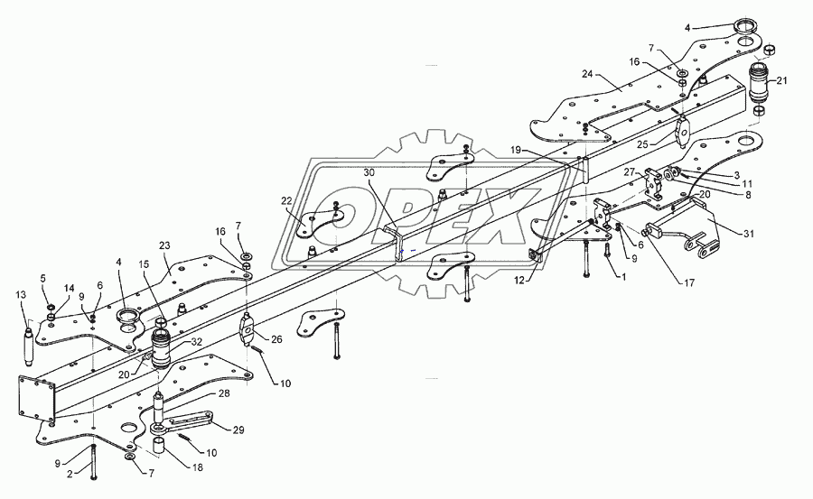 Basis frame, front	Vari-Titan 10 7-100