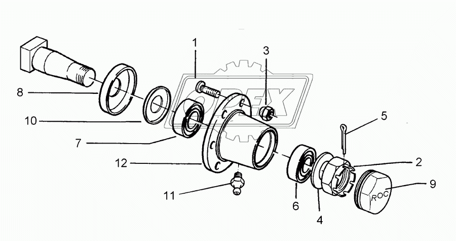 Bearing V60-6/160/205 D18