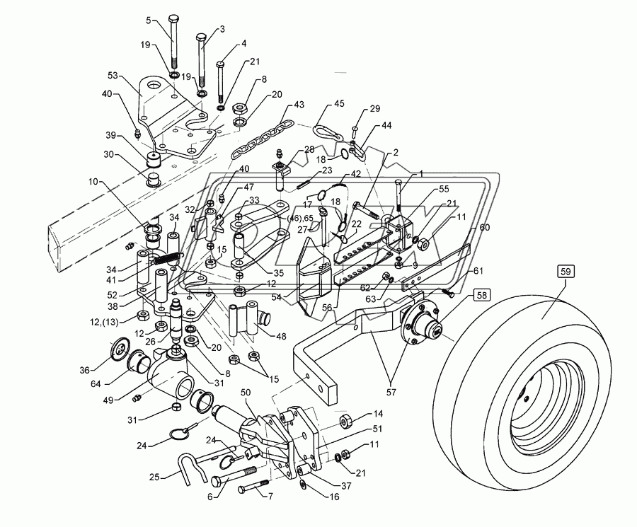 Uni-wheel VE9 10.0/75-15,3