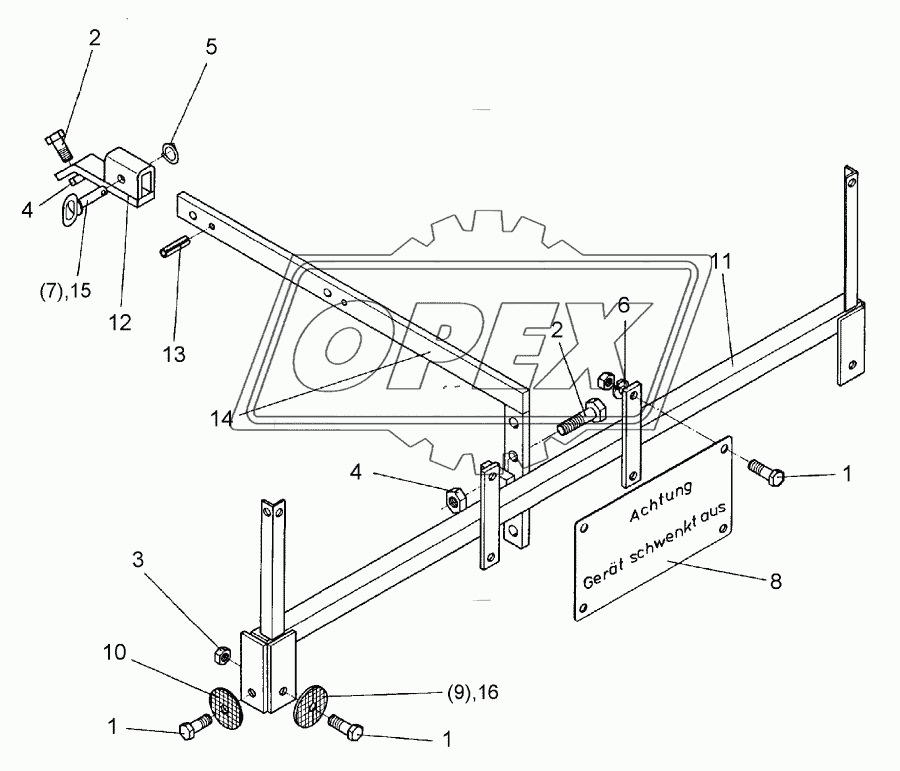 Carrier for light LH2A-AD