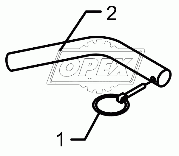 Pin for levelling bar Zirkon 10-V