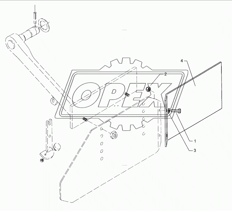 Side plate extension Zirkon 5x200x384