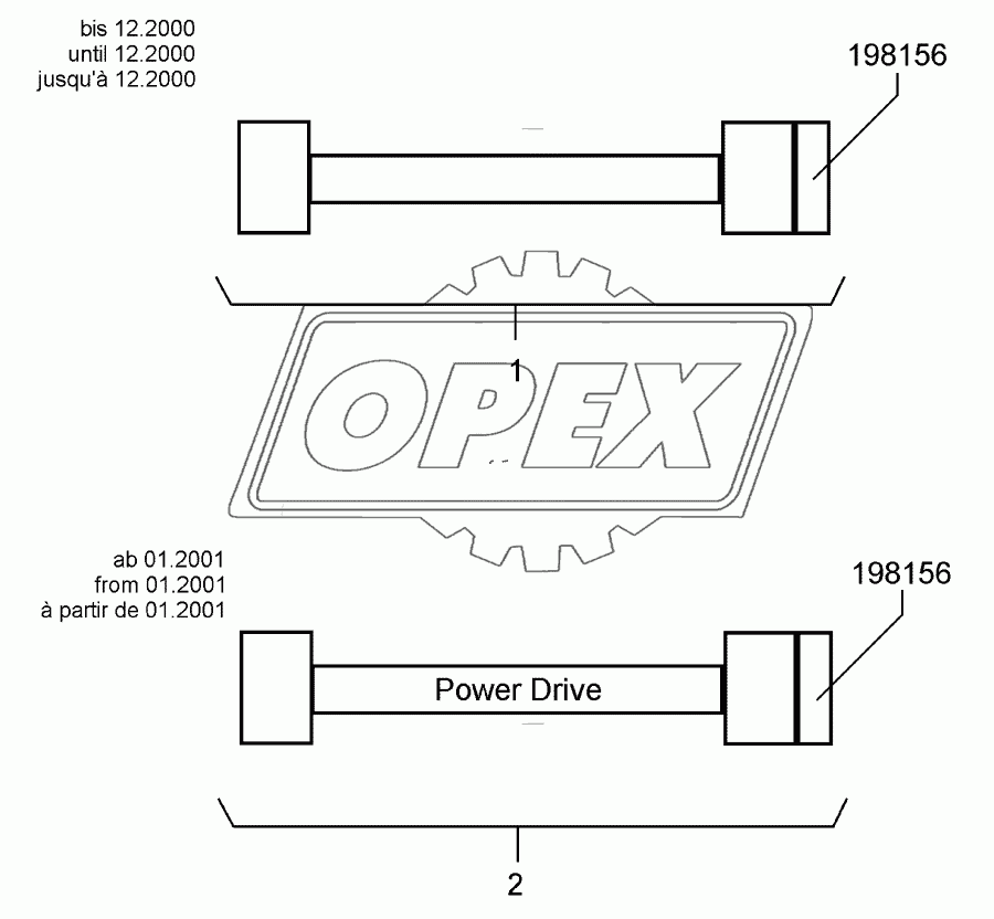 PTO shaft P500-PG20-710 K64/22R 2200Nm