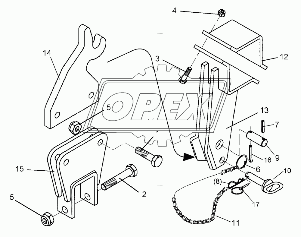 Kupplungsteil ZPW 420 Zirkon 7+9