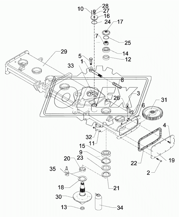 Gear bed Zirkon 10/400-K RE