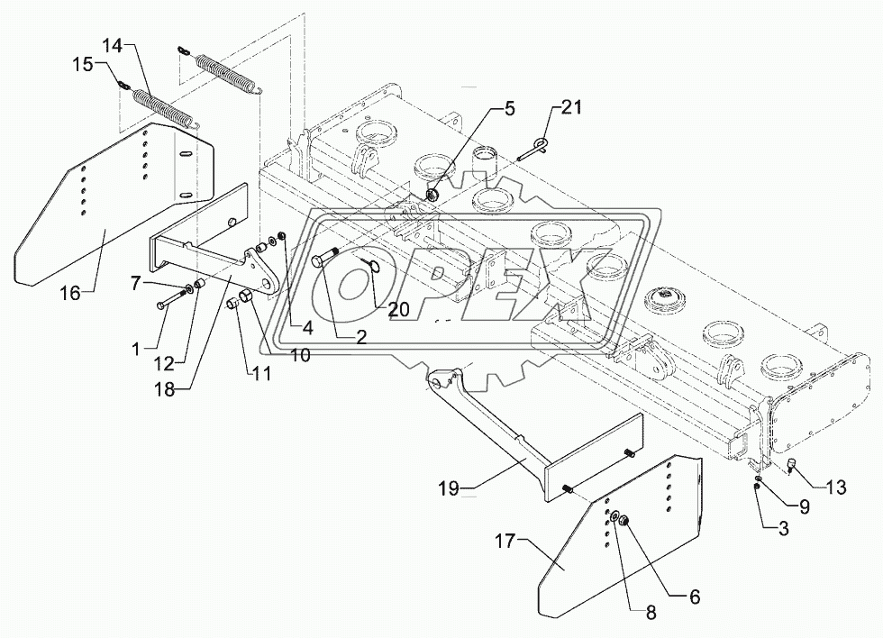 Side plate Zirkon 10