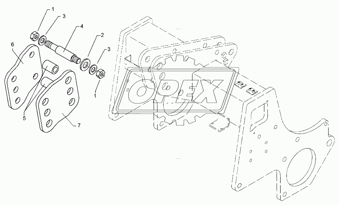 Extension for headstock Zirkon