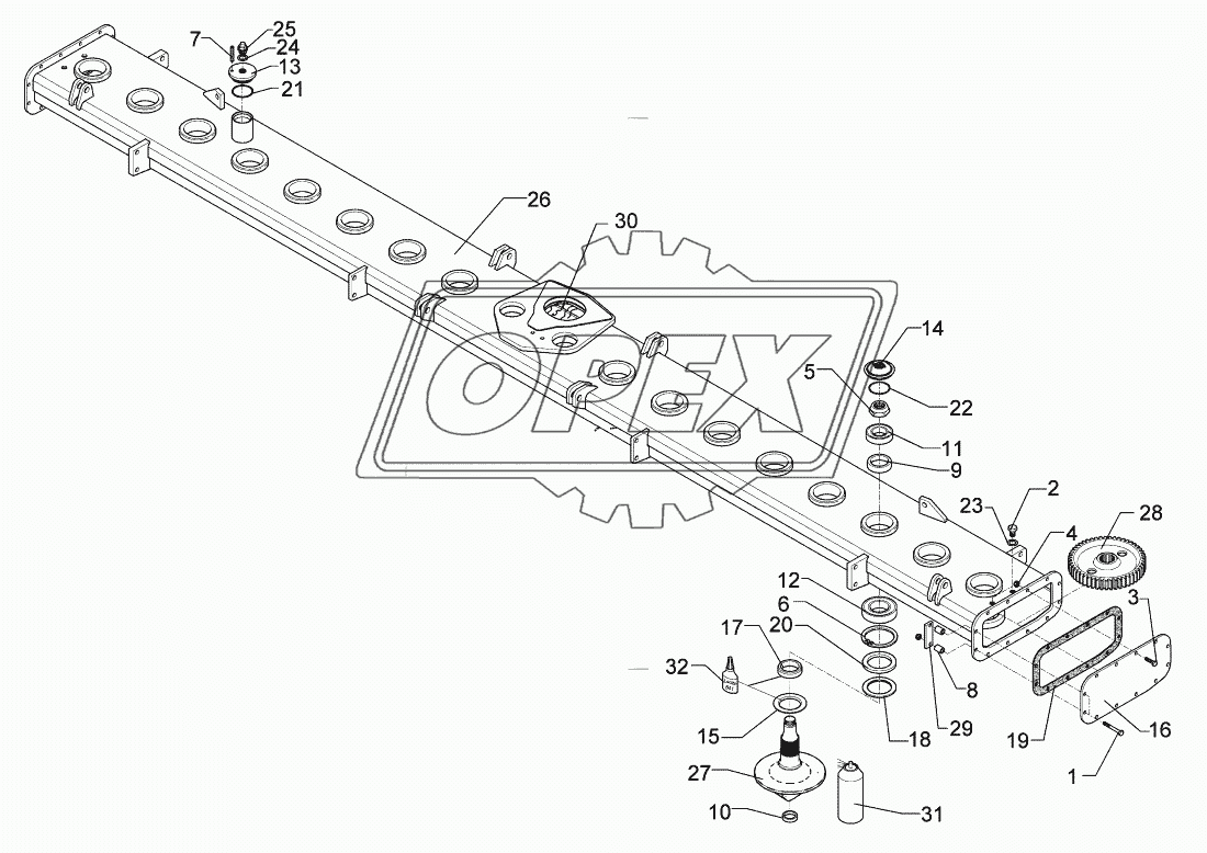 Gear bed Zirkon 10/450