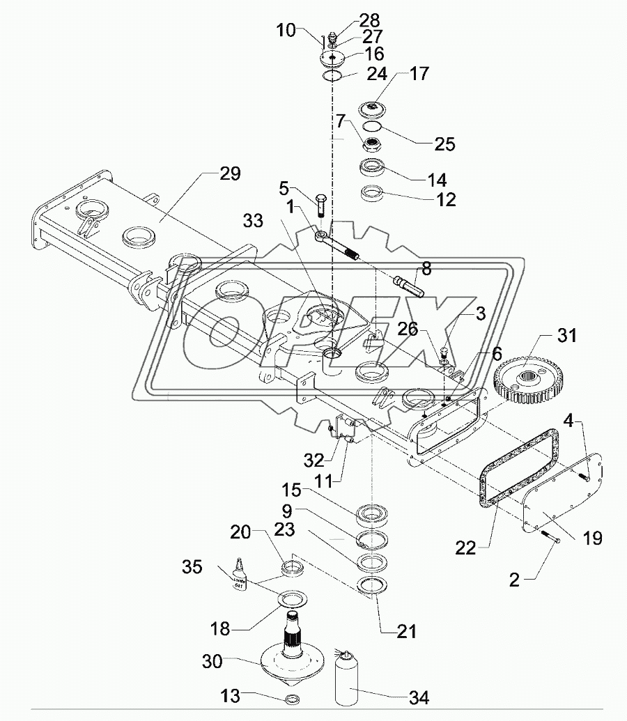 Gear bed Zirkon 10/450-K RE