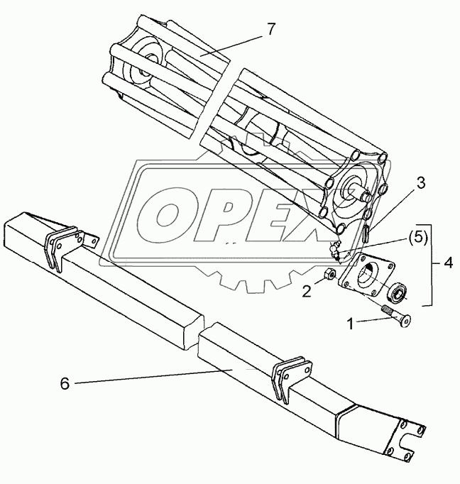 Tube bar roller RSW D540-2.50