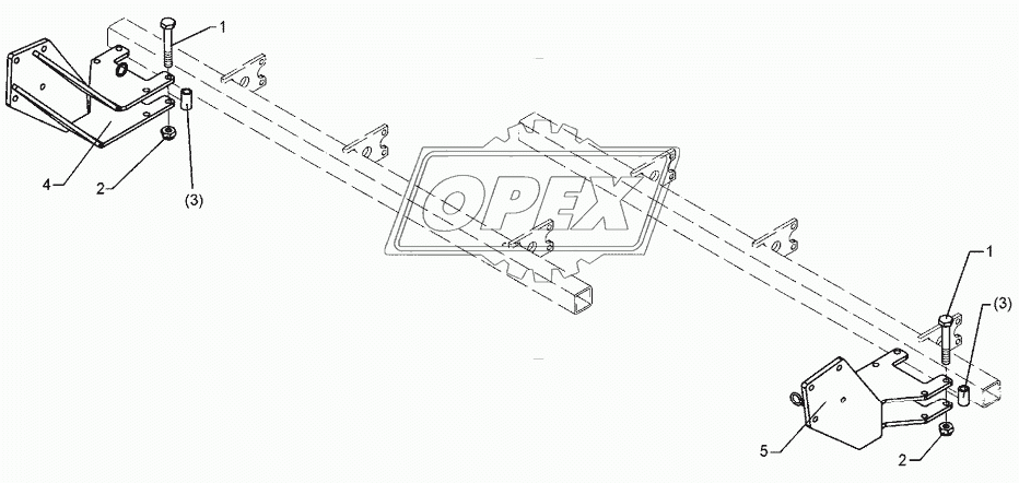 Intermediate bracket Zirkon 500/K+600/K