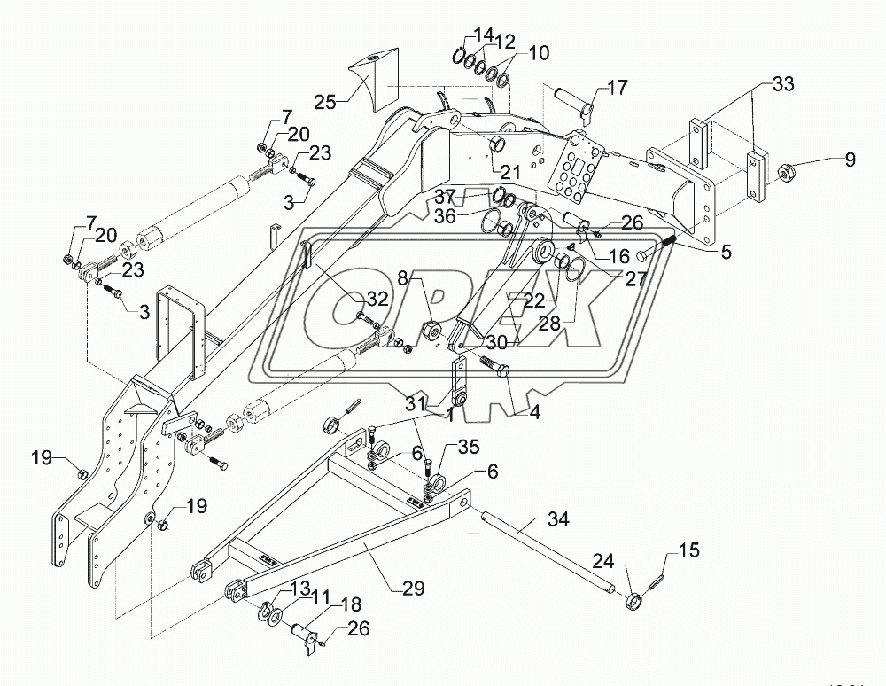 Carrier frame Zirkon 10 KA