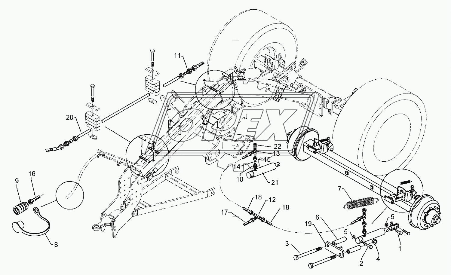 Braking system, hydraulic	Zirkon 9 KA 2xEZ 30x110