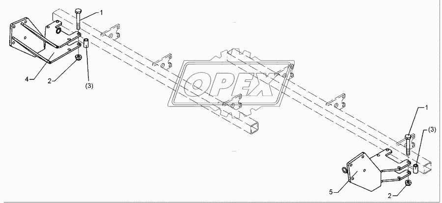 Intermediate bracket Zirkon 500/K+600/K