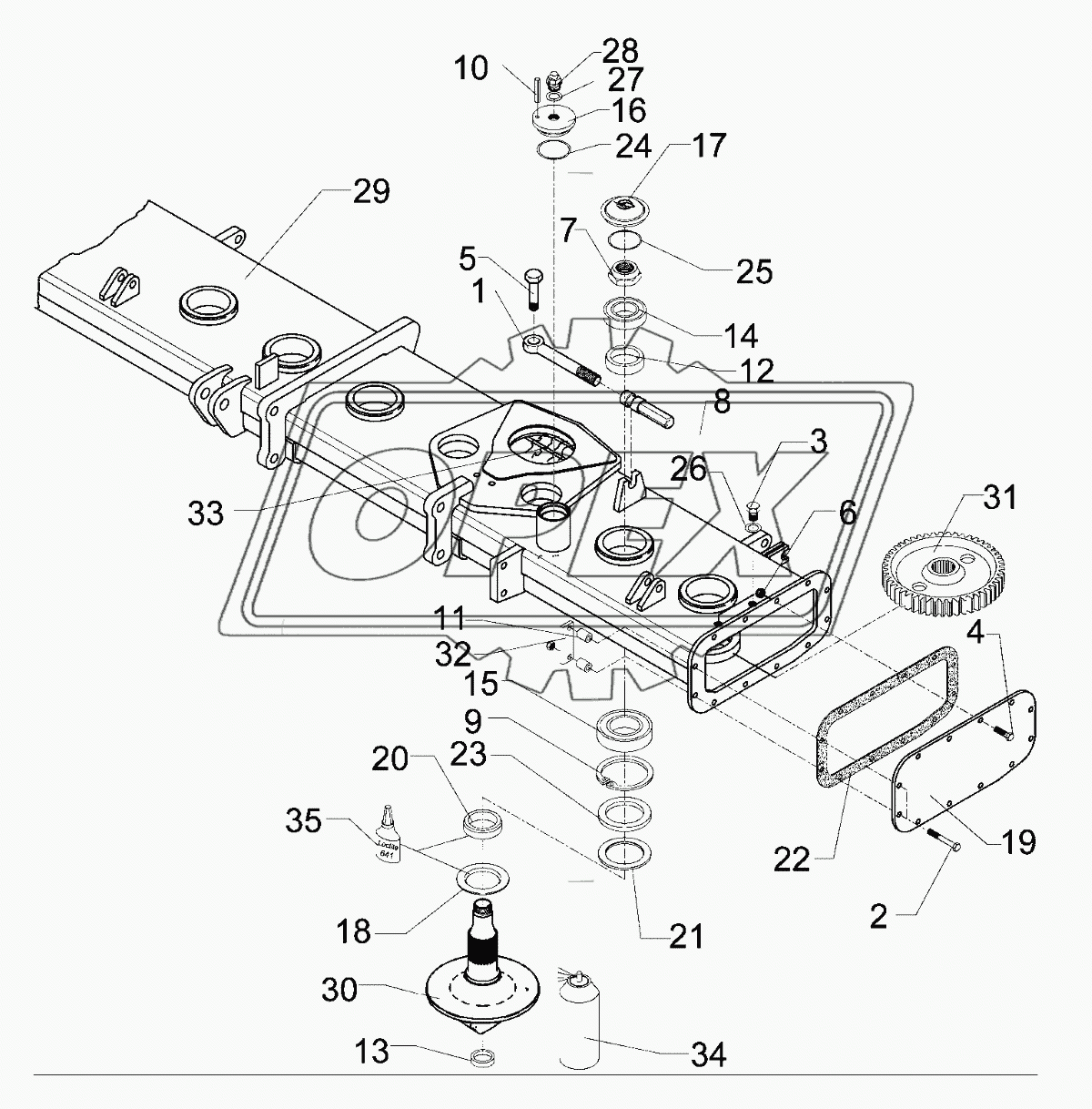 Gear bed Zirkon 10/500-K RE